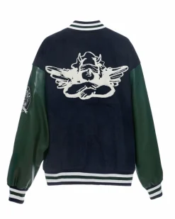 A Team Goes Blue Varsity Jacket