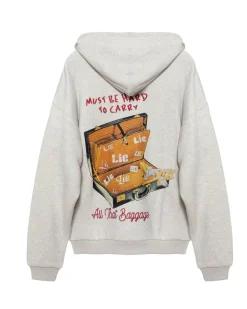 All That Baggage Terry Natural Harley Hoodie