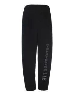 Black 1-800 Mac Slim Sweatpants Remix