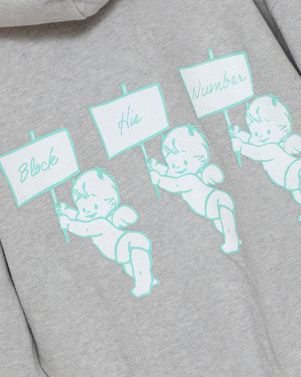 Block His Number Racer Hoodie