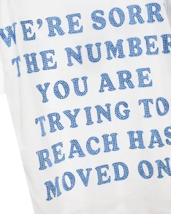 Blue 1-800 Boyfriend Tee