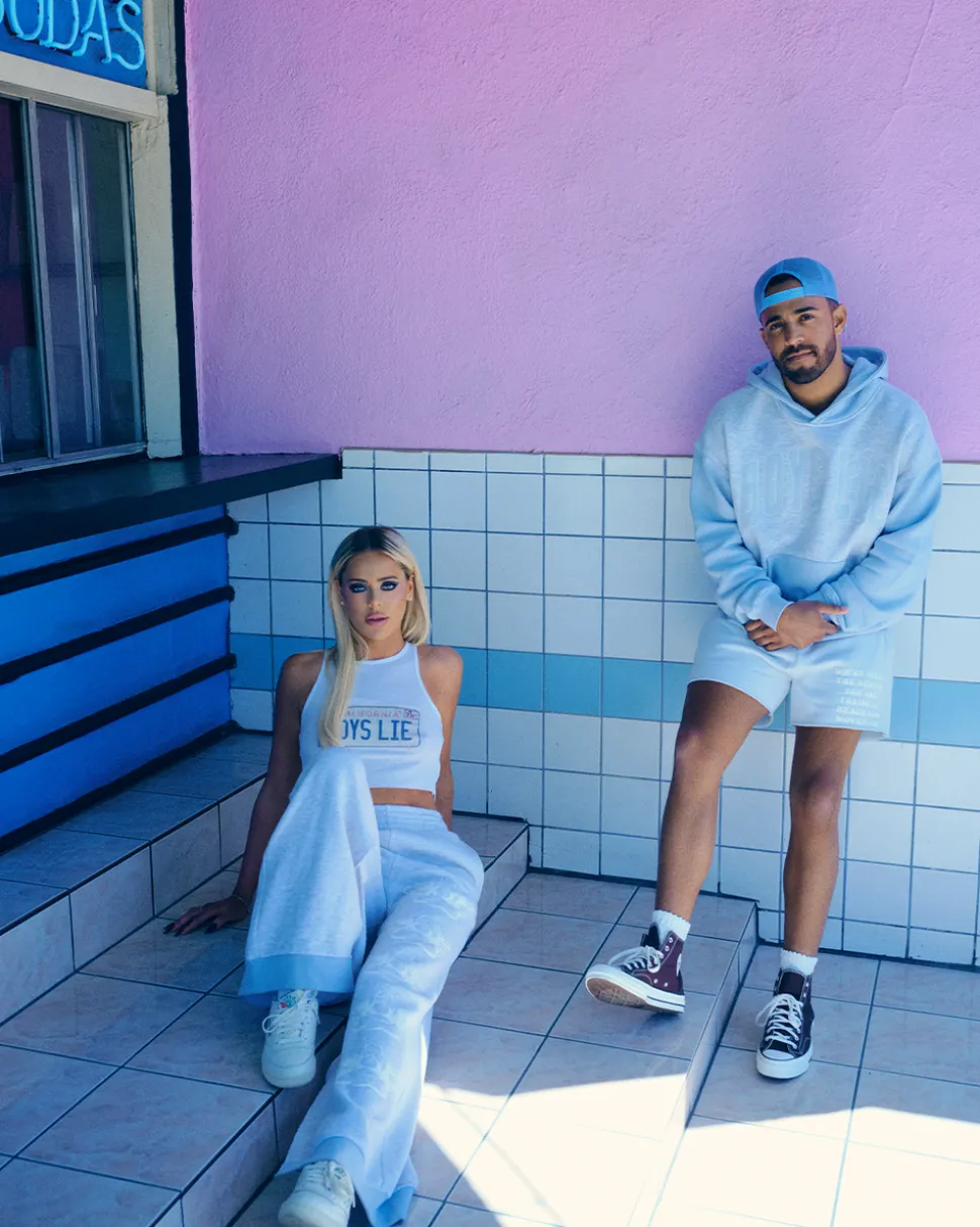 Blue 1-800 Boys Lie Basic Shorts