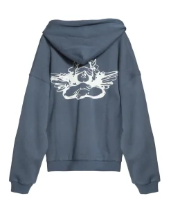 Blue Don't Text Them Back Harley Zip Up