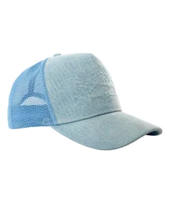 Blue Frost Denim Trucker Hat