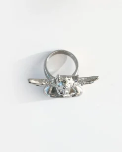 Boys Lie Stainless Steel Logo Ring