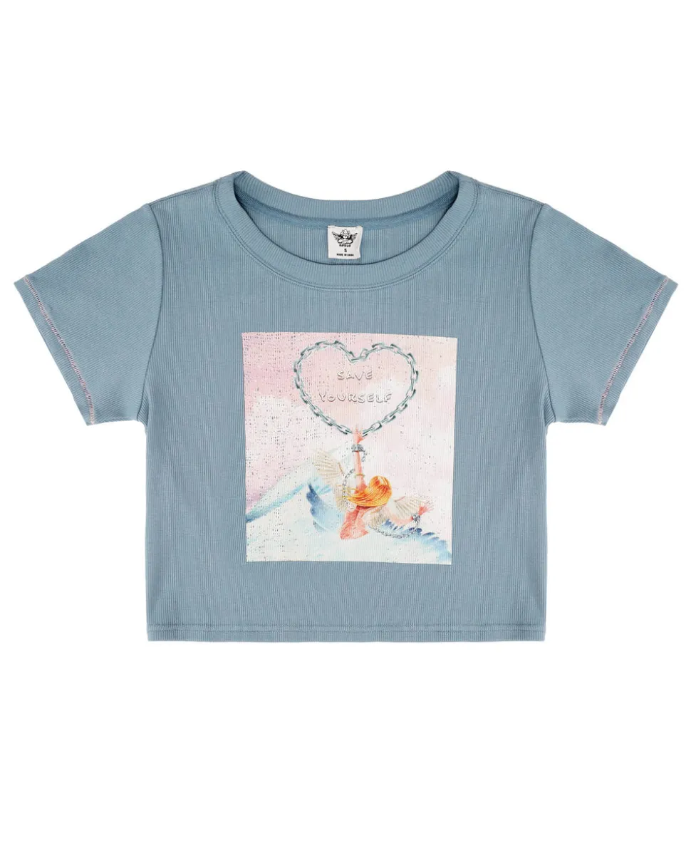 Break Free Crop Tee