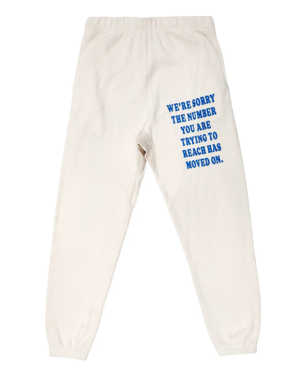Eggshell 1-800 Reunion Sweatpants