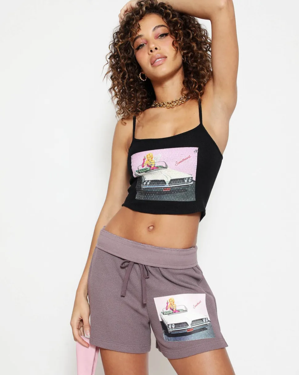 Fare Enough Thermal Boyfriend Shorts