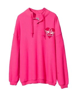 Goodbye Again Thermal Henley Crewneck
