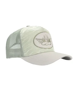 Green Flames Trucker Hat