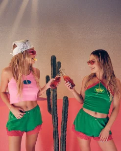 Green Lacie Halter Top