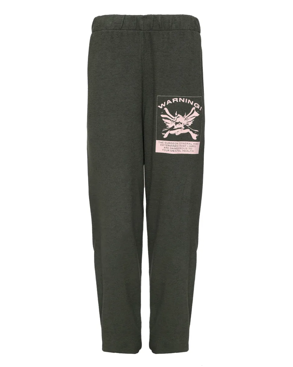 Green Up In Smoke Mac Slim Sweatpants