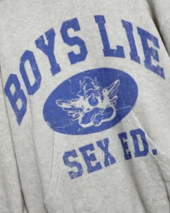 Grey Sex Ed. Racer Hoodie