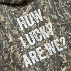 How Lucky Are We Racer Hoodie