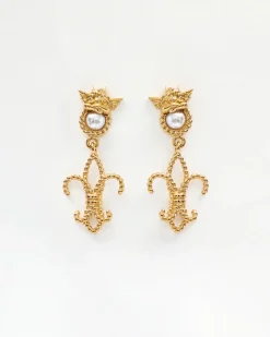 In Spades Gold Earrings