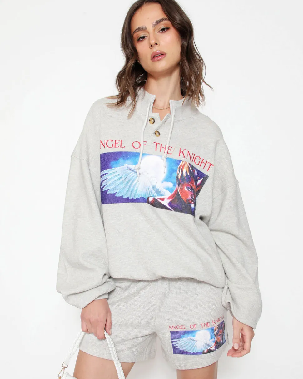 Knightlight Henley Crewneck