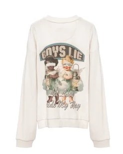 Let Love Guide My Way Thermal Kara Crewneck