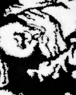 Monochrome Cherub Bath Mat