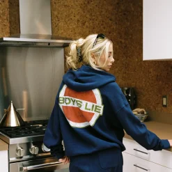 Navy Pamela V3 Racer Hoodie