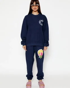 Navy Room to Grow Crewneck