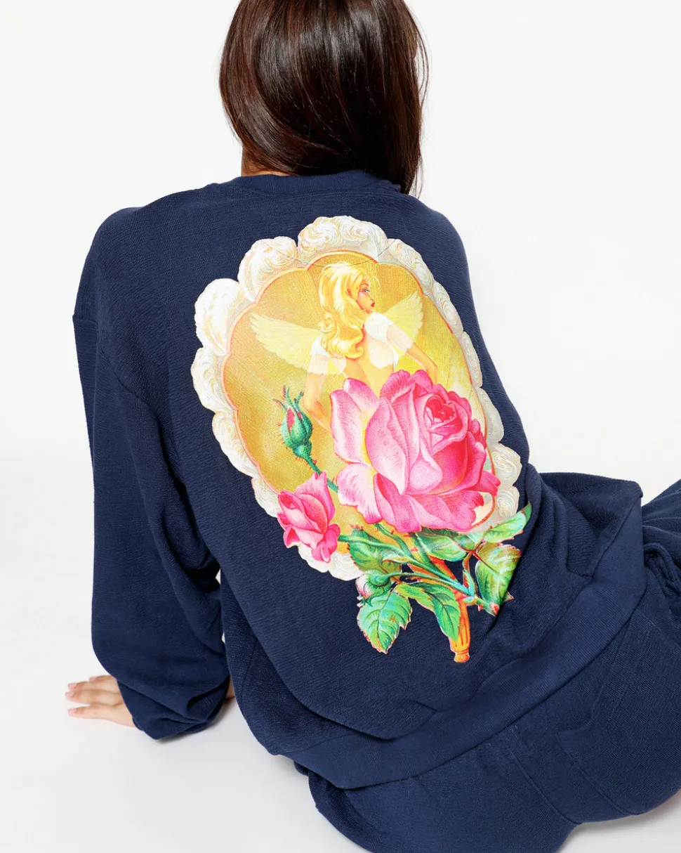 Navy Room to Grow Crewneck