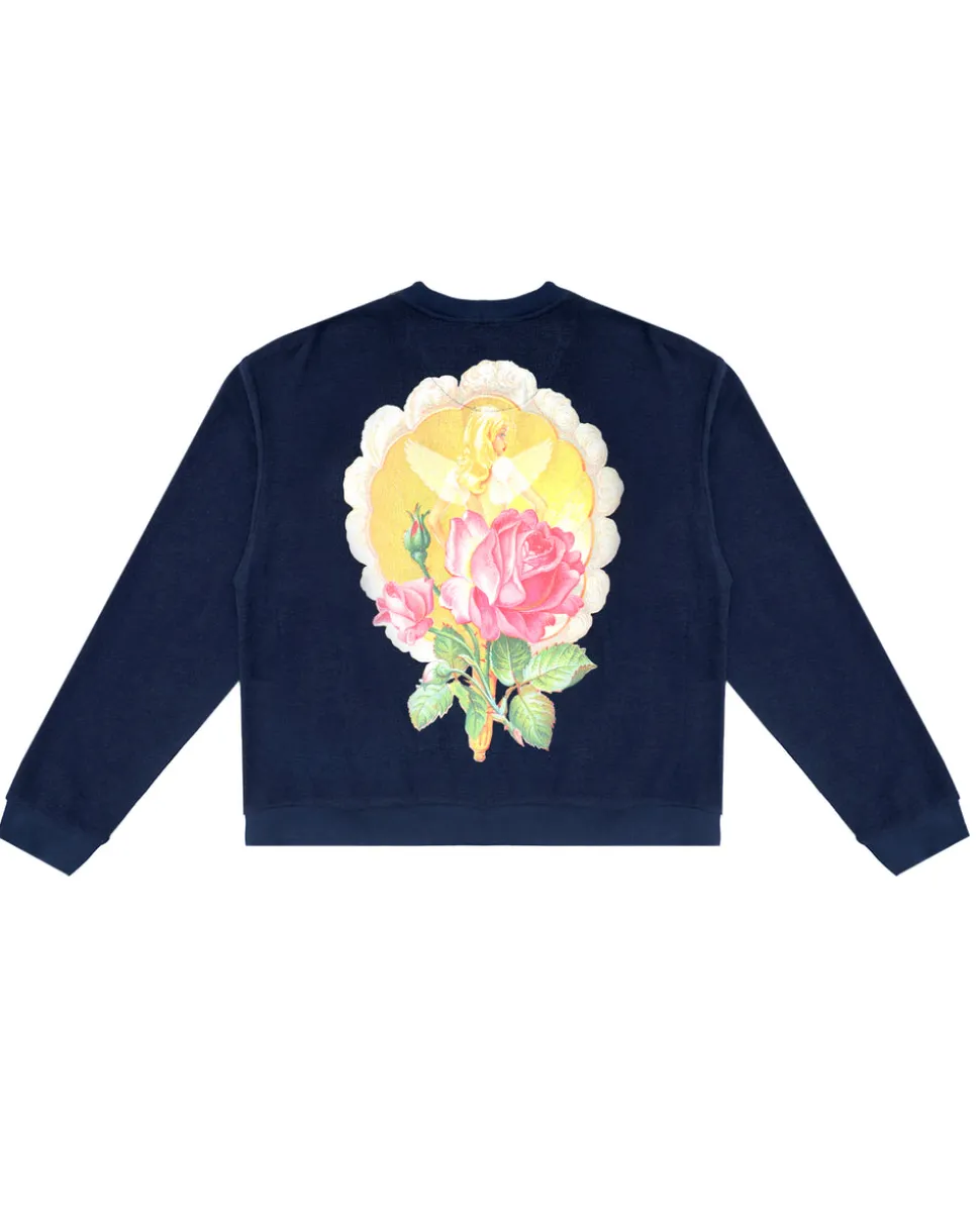 Navy Room to Grow Crewneck