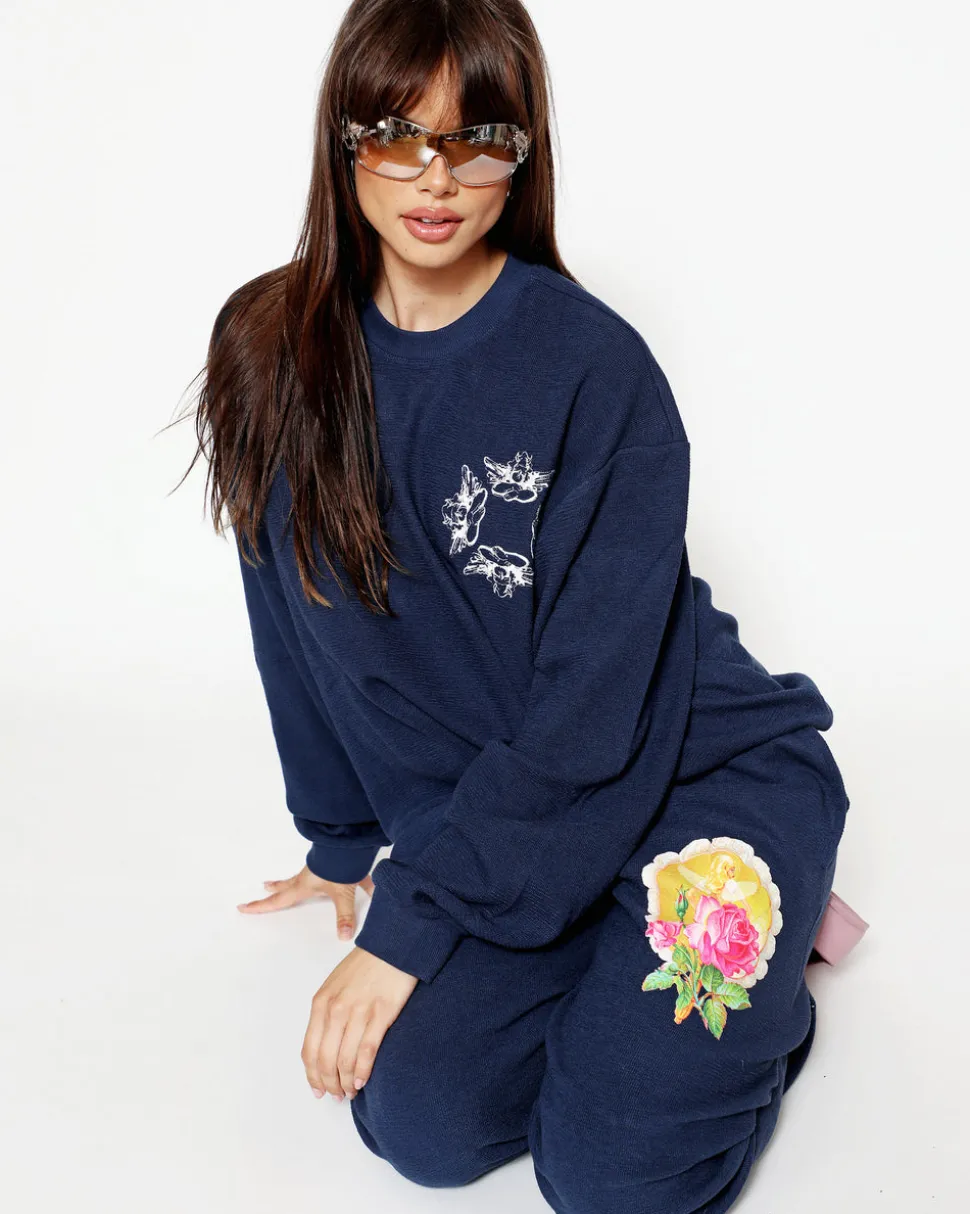 Navy Room to Grow Sweatpants