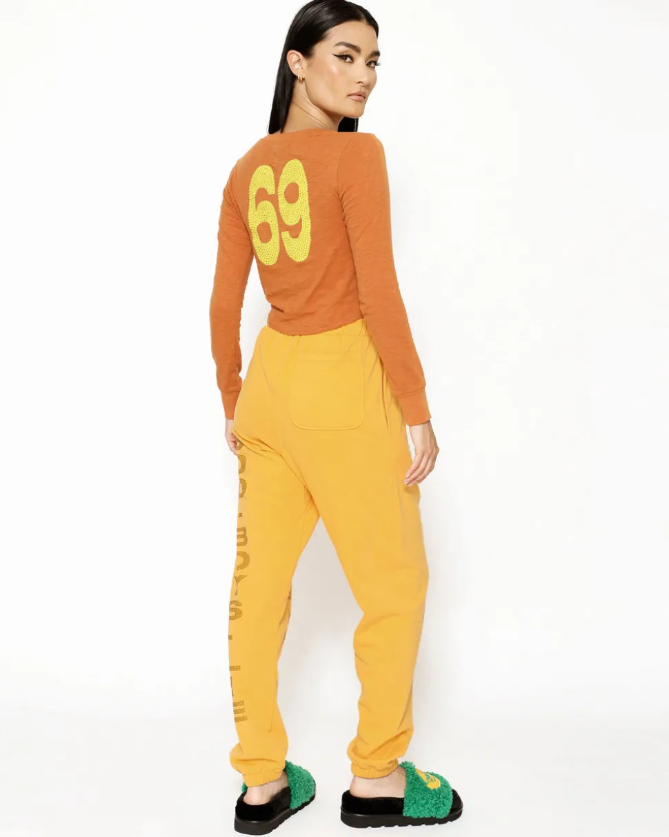 Nutmeg Perspective Shift Crop Henley