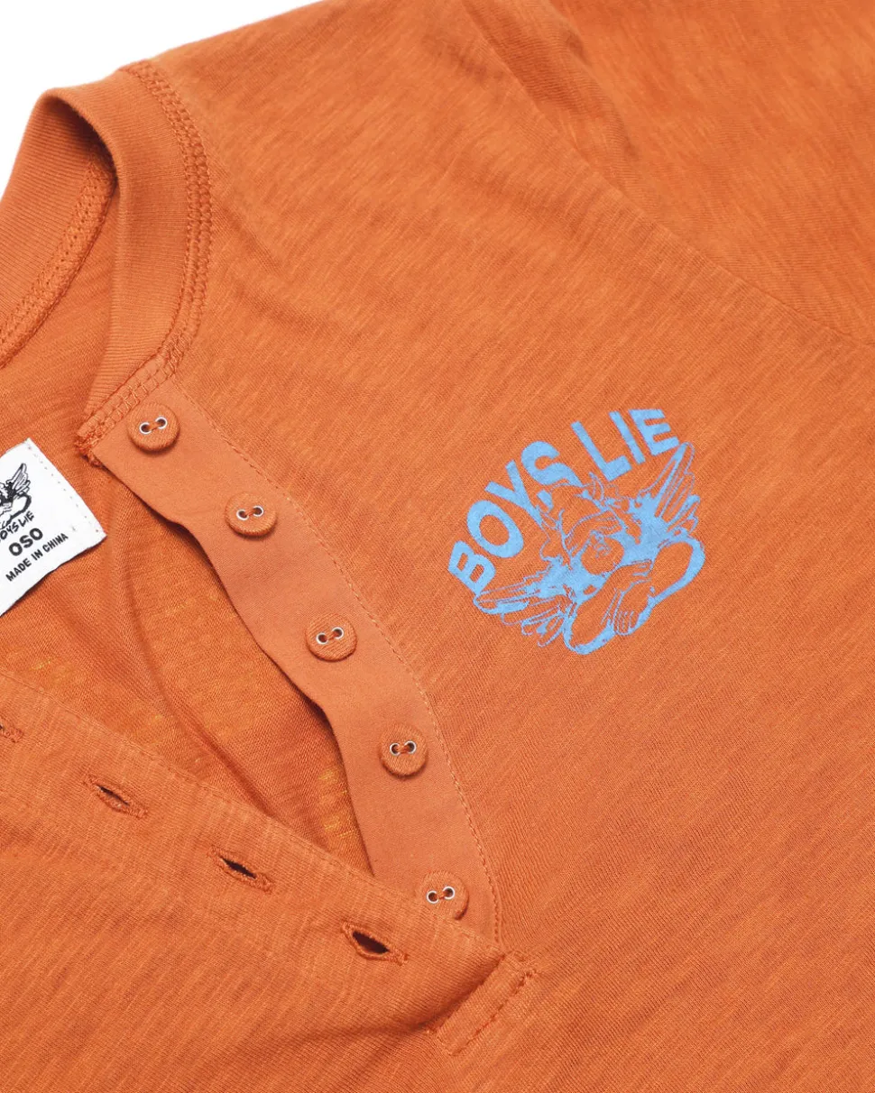 Nutmeg Perspective Shift Crop Henley