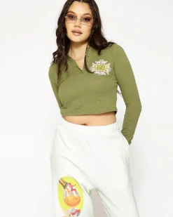 On the Rocks Crop Henley