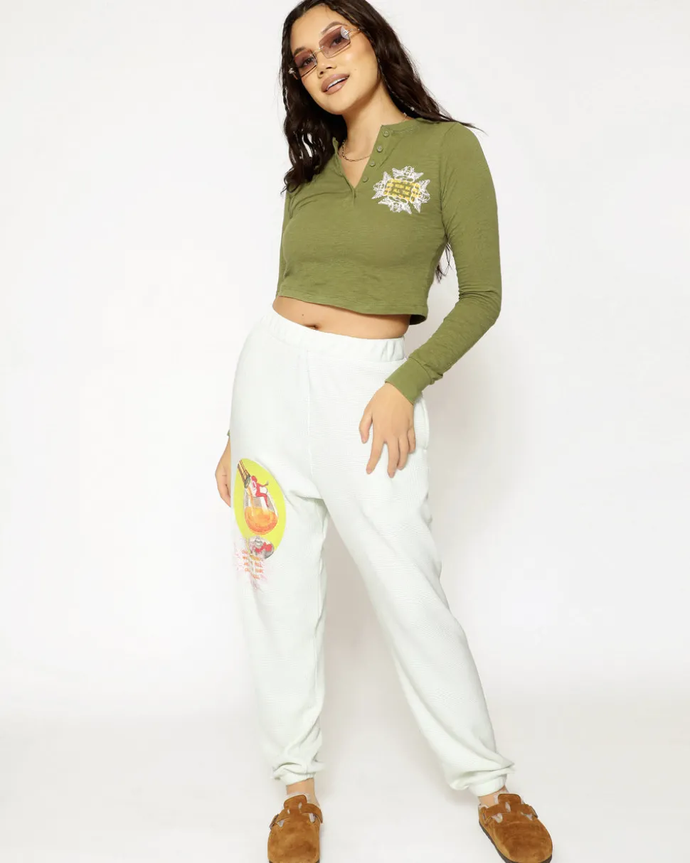On the Rocks Crop Henley