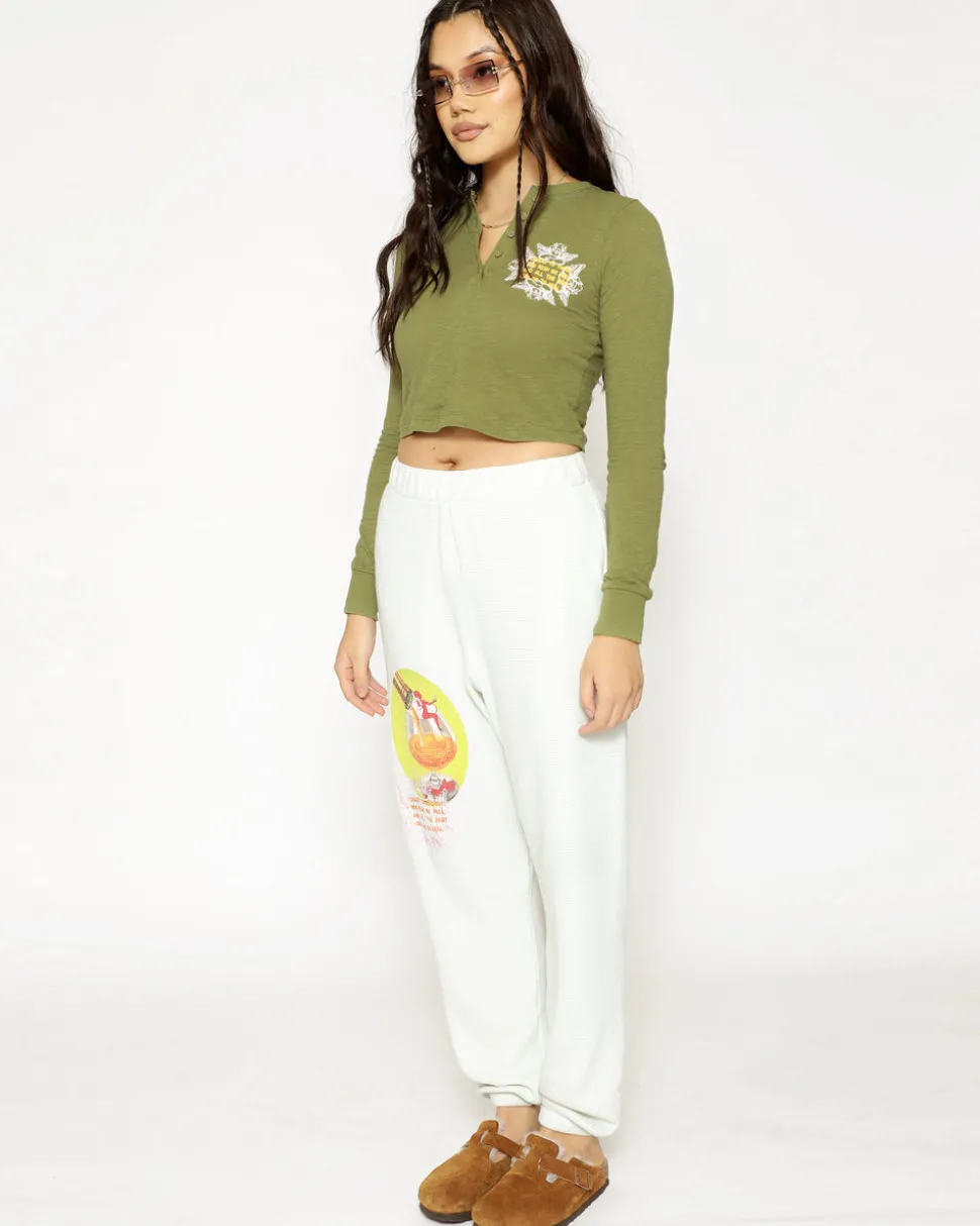 On the Rocks Crop Henley