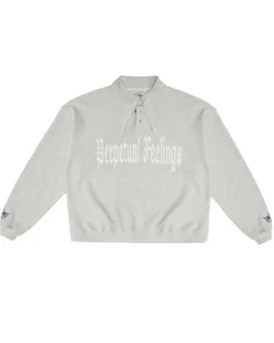 Perpetual Feelings V2 Henley Crewneck