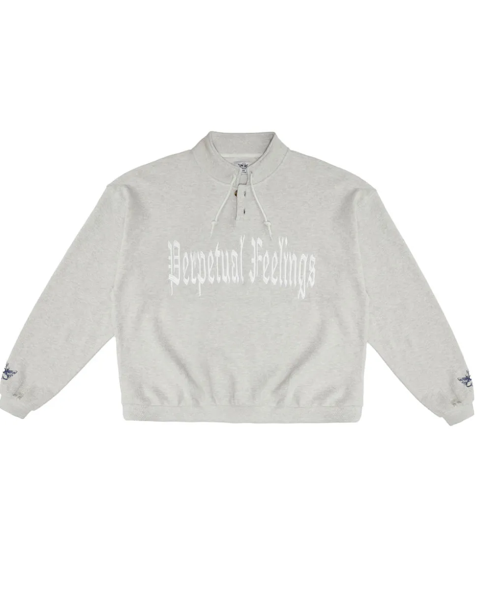 Perpetual Feelings V2 Henley Crewneck