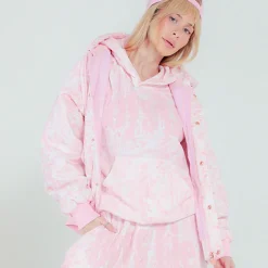 Pink Manhunt Racer Hoodie