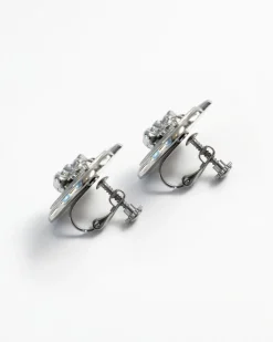 Sealed With a Kiss Silver Earrings