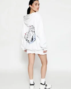 Smitten Zip-Up Boyfriend Hoodie