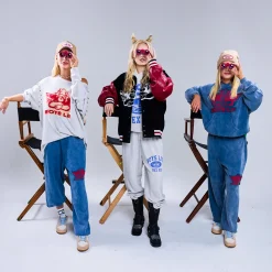 Stitch Me Up Terry Natural Racer Hoodie