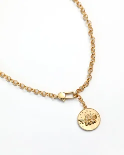 The Julie Charm Necklace Gold