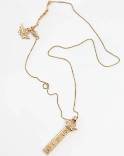 The Suzi Angel Necklace Gold