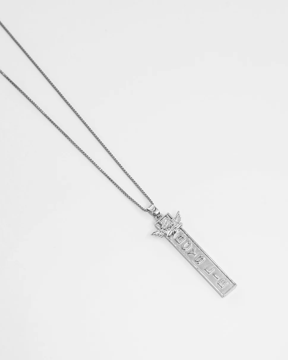 The Suzi Angel Necklace Silver