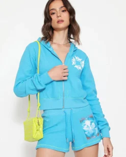 Washed Up Zip-Up Hoodie