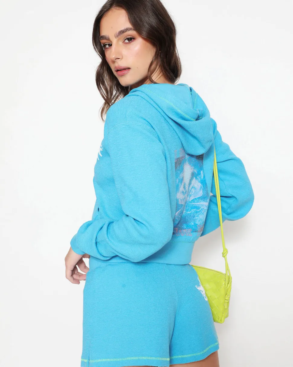 Washed Up Zip-Up Hoodie