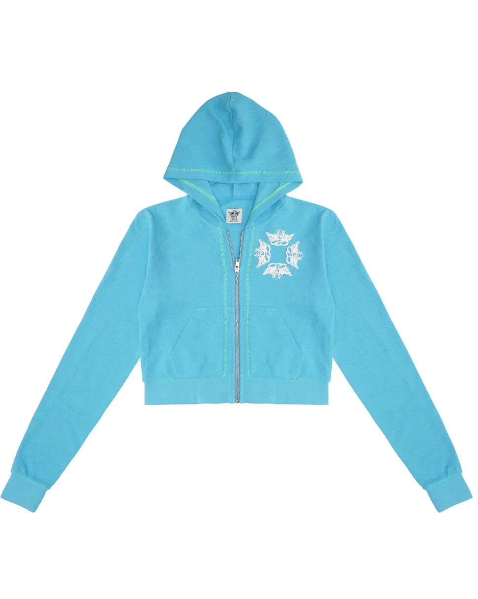 Washed Up Zip-Up Hoodie