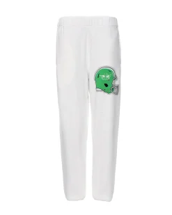 White Don't Fumble Mac Slim Pants