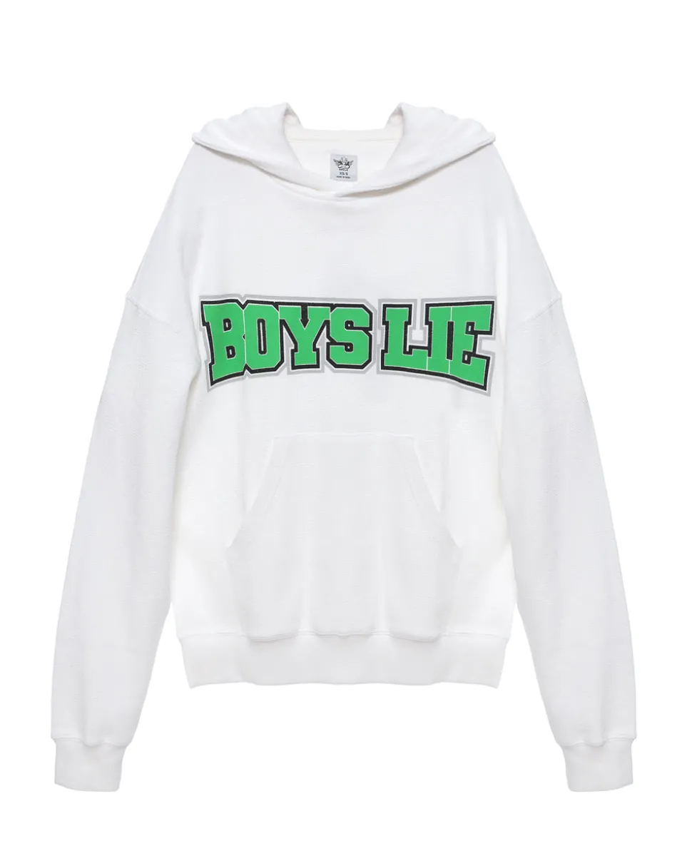 White Don't Fumble Racer Hoodie