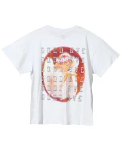 White Goodbye Again Boyfriend Tee