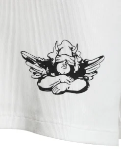 White Rebel Shorts