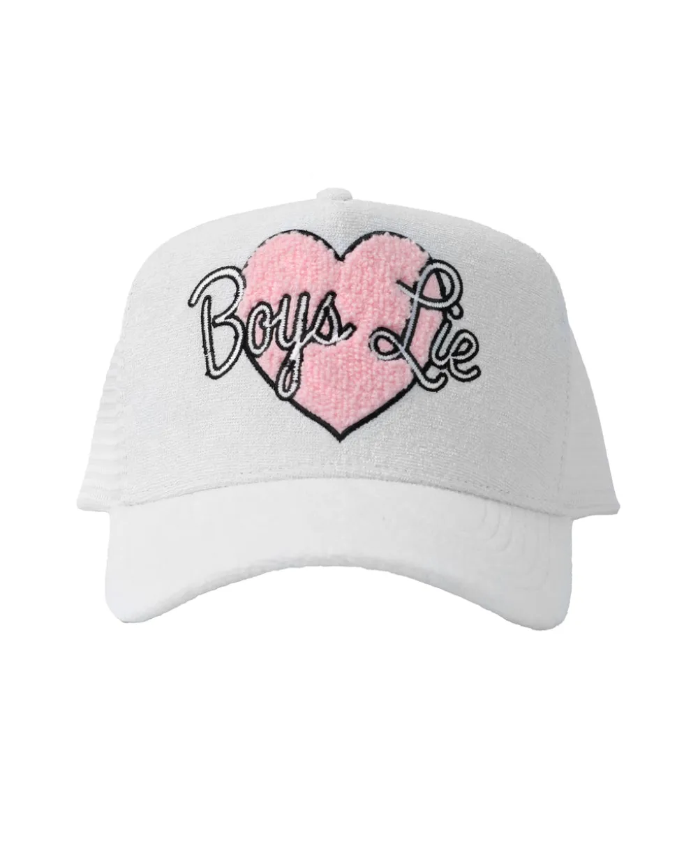 White Yours Truly Trucker